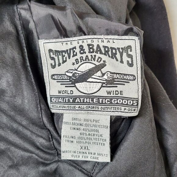 Plus Size Steve & Barry's Men's Wool Blend Jacket - Picture 2 of 5